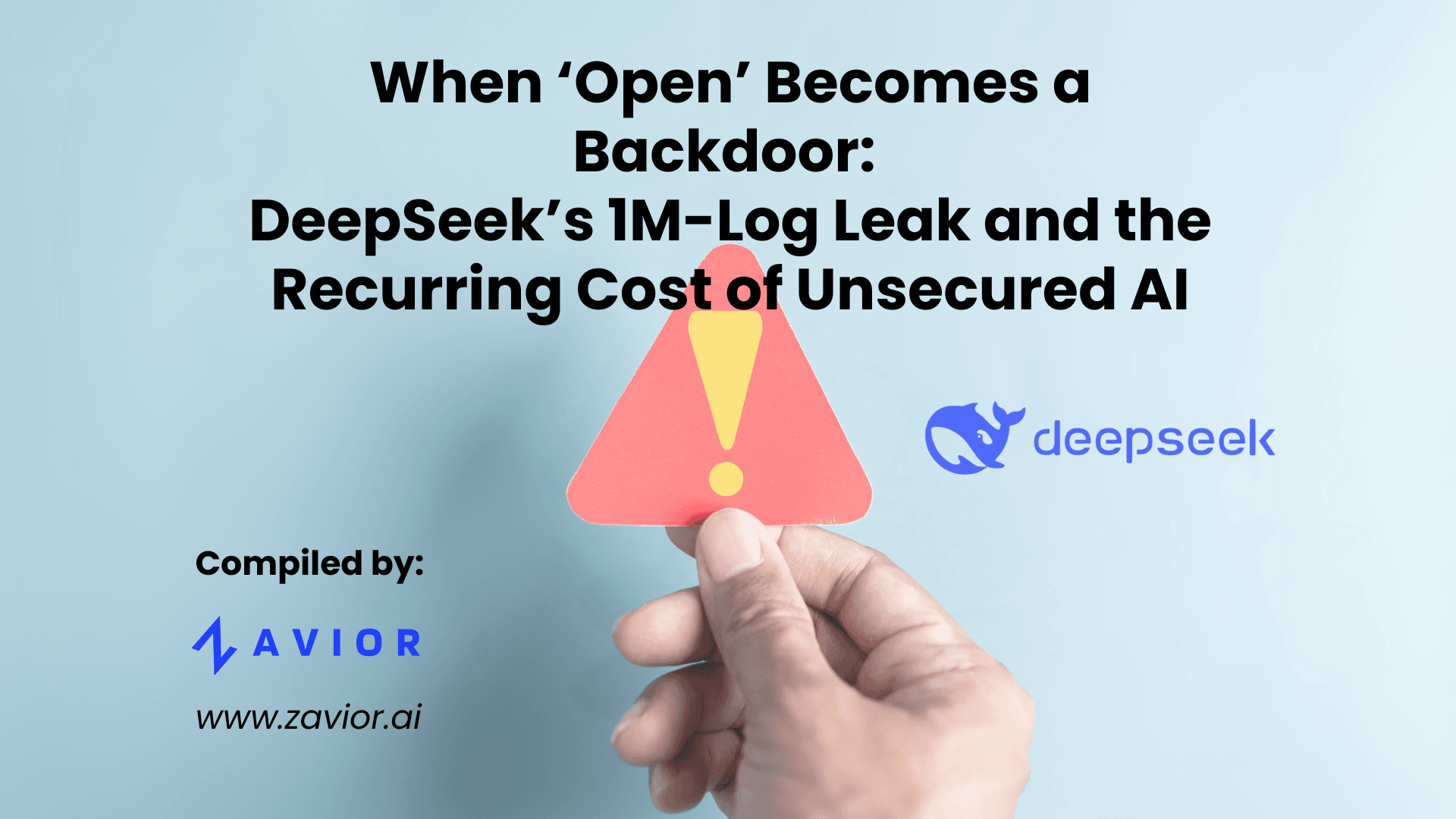 When 'Open' Becomes a Backdoor: DeepSeek's 1M-Log Leak and the Recurring Cost of Unsecured AI